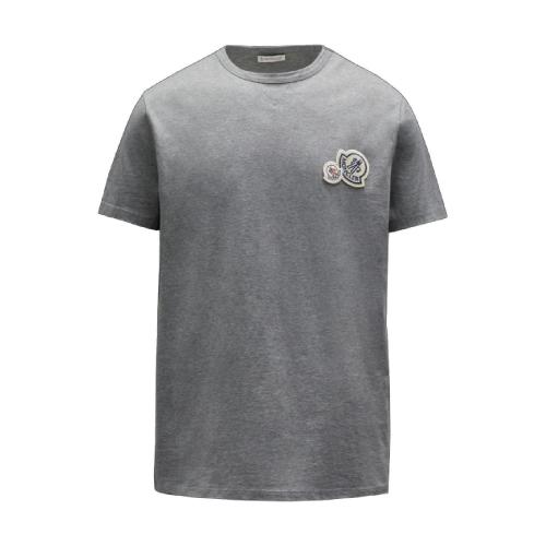  MONCLER蒙可蒙克萊 22年秋冬 男士 短袖T恤 T-shirt with logo on chest F20918C781008390Y987 預(yù)定商品1-3周發(fā)貨