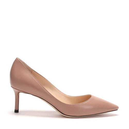 Jimmy Choo/周仰杰 女士羊皮尖頭高跟鞋 ROMY 60 KID