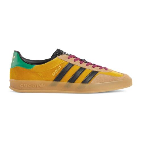  GUCCI古馳 22年秋冬 男士 adidas x Gucci聯名系列男士Gazelle運動鞋 707848 FAAQY 7141