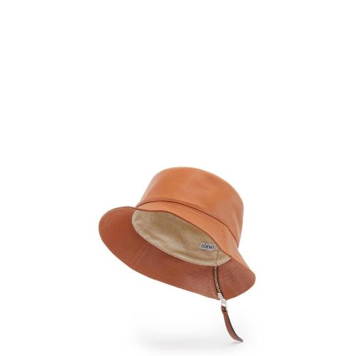  LOEWE羅意威 女士 帽子 納帕牛皮革漁夫帽 112.10.010-2530 預定商品1-3周發貨