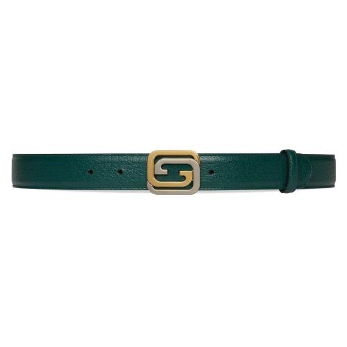  GUCCI古馳 22年秋冬 男士 方形互扣式雙G搭扣腰帶 715603 AAA0J 3441