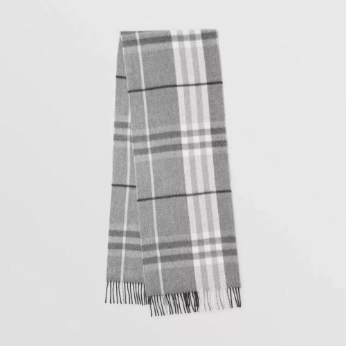  BURBERRY 22年秋冬 男士 經典格紋羊絨圍巾 80451681 預定商品1-3周發貨