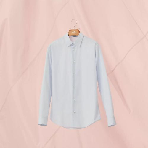 HERMES愛馬仕 22年秋冬 男士 長袖襯衫 Chemise corps ajuste imprimee ??Cache-Cache Cheva