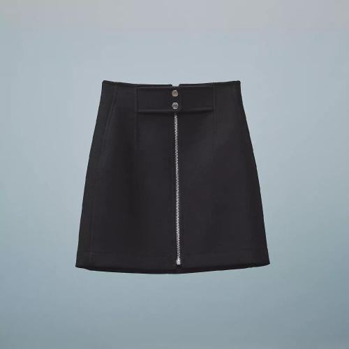  HERMES愛馬仕 22年秋冬 女士 半身裙 Mini-jupe zippee H2H0310DP0234