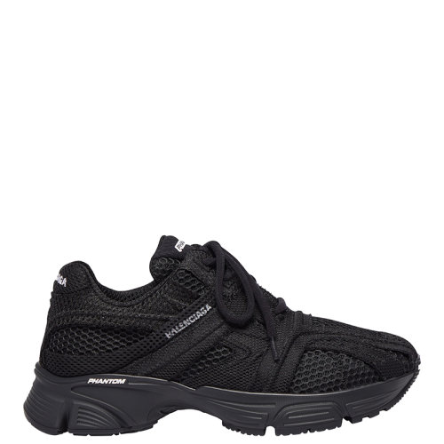 Balenciaga/巴黎世家 22年早春新款 PHANTOM系列 女士黑色單色織物和網布運動鞋679339W2E921000