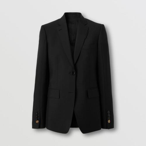  BURBERRY 22年秋冬 女士 馬海毛混紡量裁外套 80554591