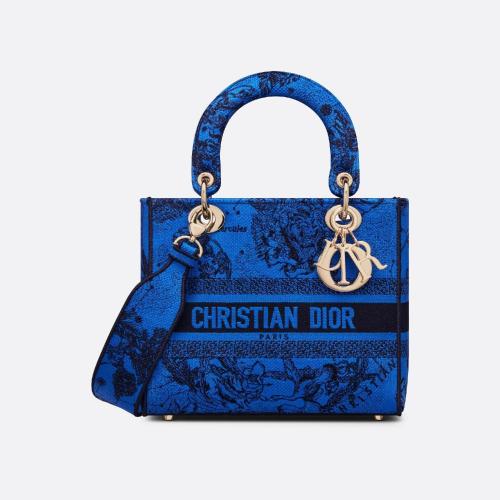  DIOR迪奧 22年秋冬 女士 手提包 Sac Lady D-Lite Medium M0565ORHZ_M808