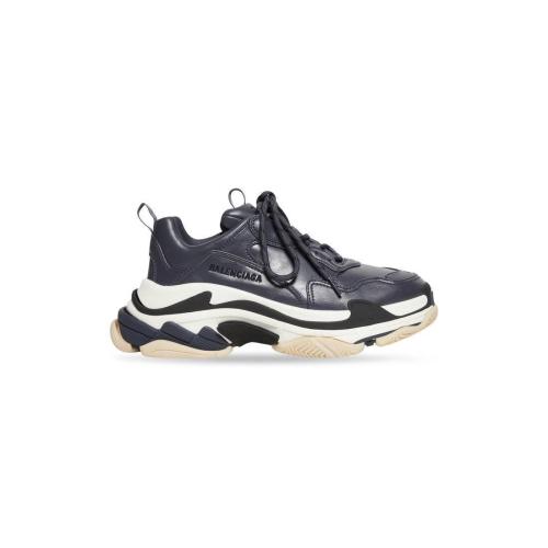  BALENCIAGA巴黎世家 22年秋冬 男士 休閑運動鞋 Mens Triple S Trainers in Blue 536737W2FAD4
