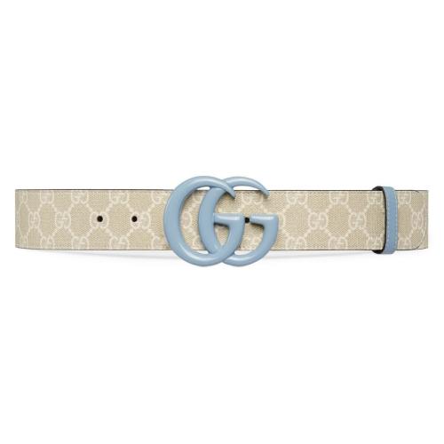  GUCCI古馳 22年秋冬 女士 雙G帶扣寬版腰帶 400593 FAA6B 8049
