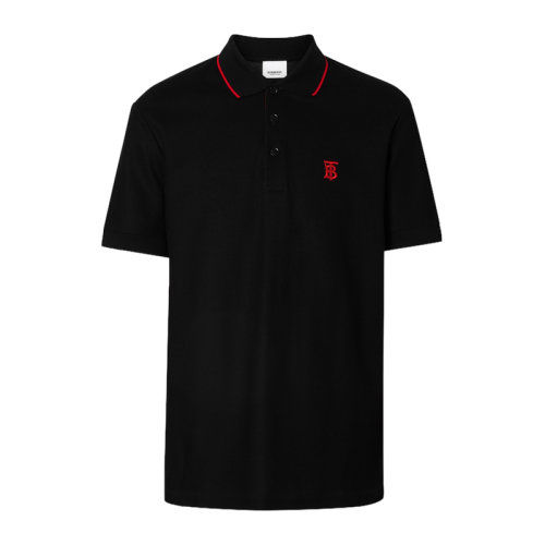 BURBERRY/博柏利  男裝 服裝 棉質TBLOGO刺繡短袖 男士短POLO衫