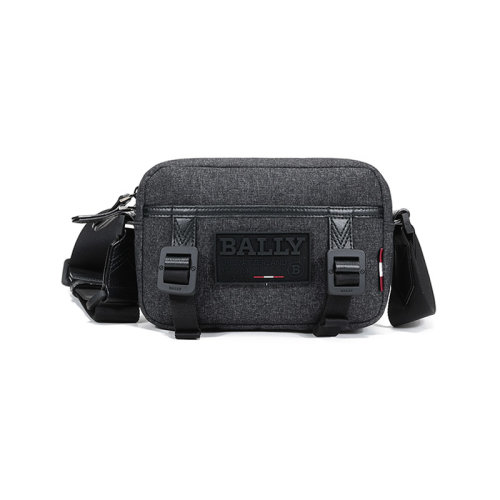 BALLY/巴利 男士織物單肩斜挎包相機包RANYSJT
