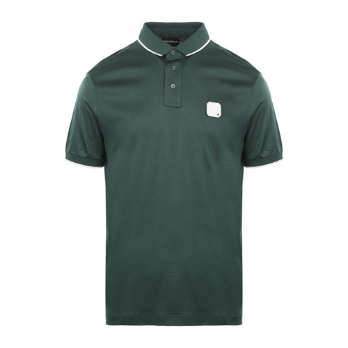 Emporio Armani/安普里奧阿瑪尼22春夏笑臉徽標短袖T恤男士短POLO衫3L1FAN1JUVZ