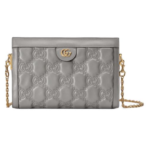  GUCCI古馳 22年秋冬 女士 GG絎縫皮革肩背包 702200 UM8HG 1563