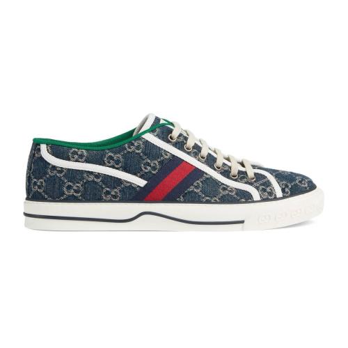  GUCCI古馳 22年秋冬 男士 Gucci Tennis 1977系列男士運動鞋 606111 2KQ10 4463