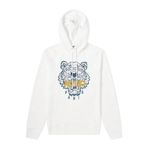 Kenzo/高田賢三 男士經典裁剪刺繡虎頭圖案衛衣連帽衫運動衫FB65SW3334XA多色可選