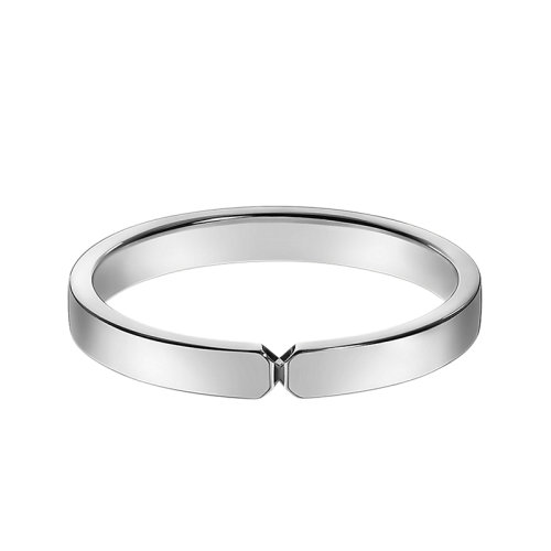 HERMES/愛馬仕 經典Ever Kelly系列 小號950鉑金結婚戒指H119862B