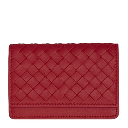 Bottega Veneta/葆蝶家 女士 黑色羊皮短款卡包錢包 133945V001U1000 HJH0015X