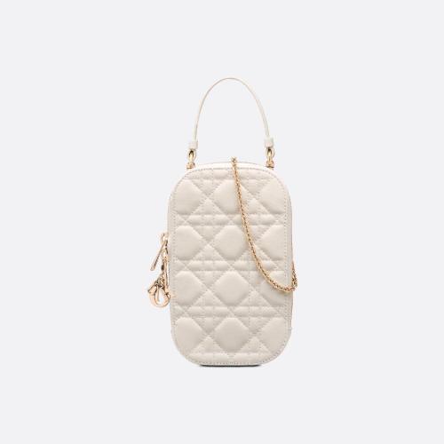  DIOR迪奧 22年秋冬 女士 手機包 étui pour telephone Lady Dior S0872ONMJ_M030