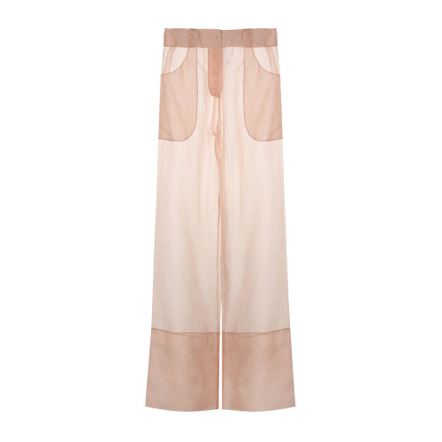 LA PERLA/蘿貝拉 桑蠶絲直筒黑色女士睡褲  女睡衣/家居服瑕疵特賣（陳列痕跡，不影響使用）