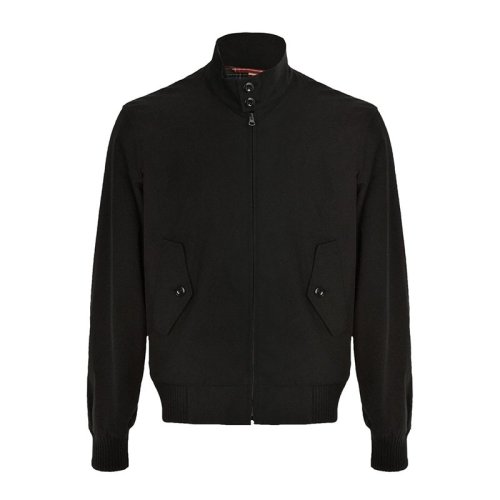 Burberry/博柏利  男裝 服裝 男士黑色純棉修身輕薄短款外套 男士夾克外套
