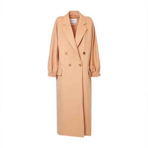 MaxMara/麥絲瑪拉 女士米色羊毛大衣 Creso 014