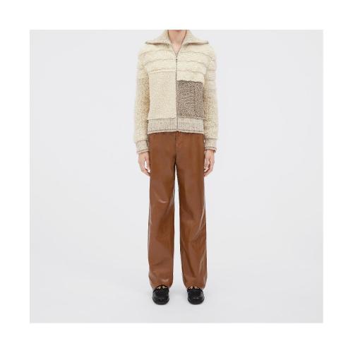  BV葆蝶家 22年秋冬 男士 長袖襯衫 cardigan en patchwork de laine epaisse 720809V2D409793