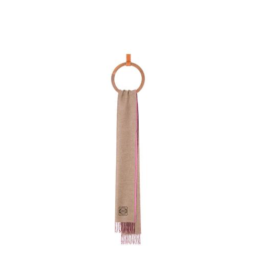  LOEWE羅意威 22年秋冬 女士 圍巾 Bicolour scarf in wool and cashmere F810250X01-7254