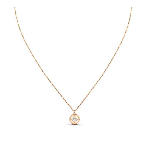  LV路易威登 22年秋冬 女士 項鏈 B BLOSSOM 1*w*8K 金鉆石項鏈 Q93748 預定商品2-8周發貨