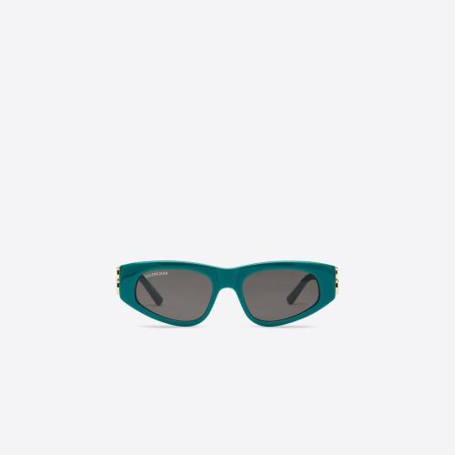  BALENCIAGA巴黎世家 22年春夏 女士 太陽眼鏡 Womens Dynasty D-frame Sunglasses in Green 62