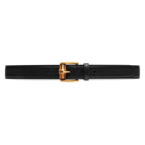  GUCCI古馳 22年秋冬 女士 竹節飾扣腰帶 699954 DJ20T 1000