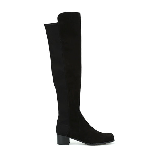 Stuart Weitzman/斯圖爾特·韋茨曼RESERVE系列女士高筒靴 藍黑拼色