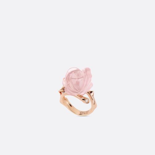  DIOR迪奧 22年春夏 女士 戒指 小號 Rose Dior Pre Catelan 戒指 JROC95005_0000