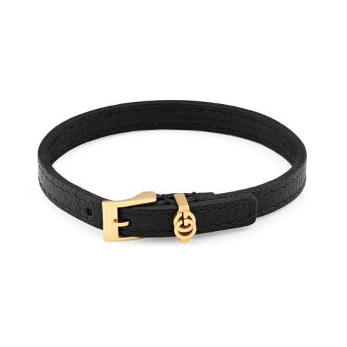  GUCCI古馳 22年秋冬 女士 雙G皮革手鐲 648621 J8802 8030