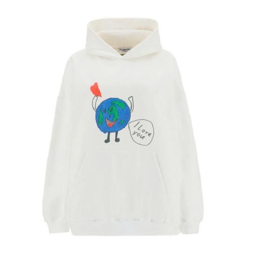  Balenciaga/巴黎世家 女士白色棉質衛衣 620947TKV95 9040 PLFSX