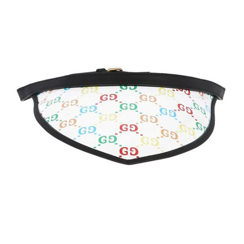 GUCCI/古馳 古琦帽子 經典雙G圖案 遮陽帽 男士多色皮質帽子 550059 4HF22 1080