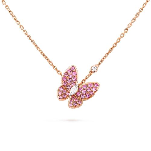  VCA梵克雅寶 22年秋冬 女士 吊墜 Two Butterfly吊墜 VCARO3M200 預定商品1-3周發貨