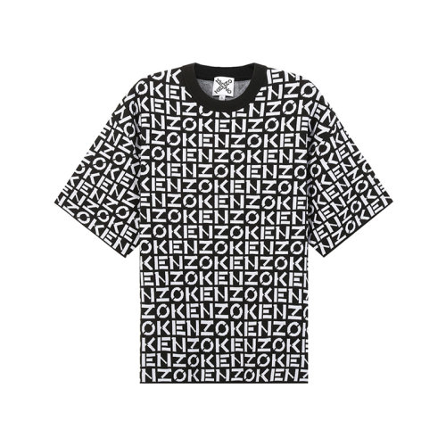 KENZO/高田賢三【22春夏新款】男士KENZO SPORT系列微厚圓領短袖針織衫T恤 5PU692 3SC