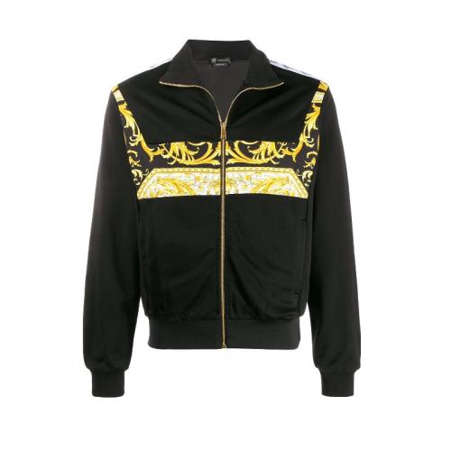 VERSACE/范思哲  男裝 時尚簡約 男士黑色外套夾克 A85348A-8A2-2536