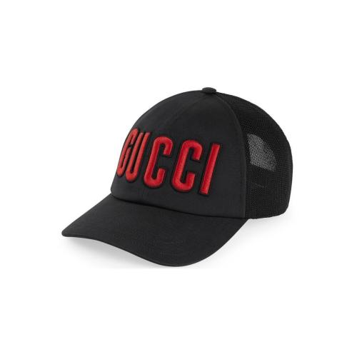  GUCCI古馳 22年秋冬 男士 飾Gucci貼飾棒球帽 701324 4HAOY 1060