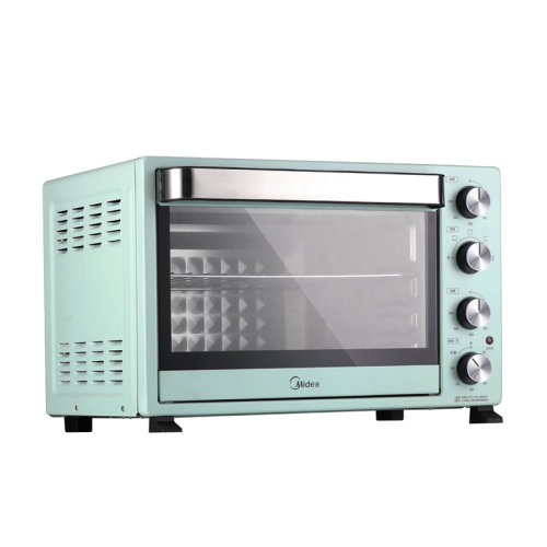 Midea/美的 家用多功能電烤箱 旋轉燒烤 PT35A0 上下獨立控溫 60min精準定時【馬卡龍色系 新品上市】