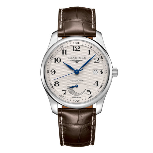 LONGINES/浪琴  名匠系列 自動機(jī)械表精鋼表殼皮質(zhì)表帶男表40毫米L2.908.4.78.3