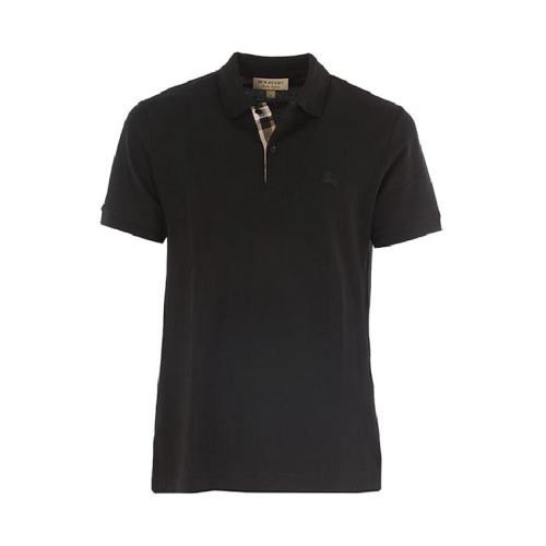  BURBERRY/博柏利 男士黑色棉質(zhì)短袖polo衫 80045811 PLFSX