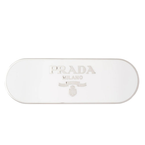 PRADA/普拉達  女士白色金屬發夾1IF022_2BA6_F0009