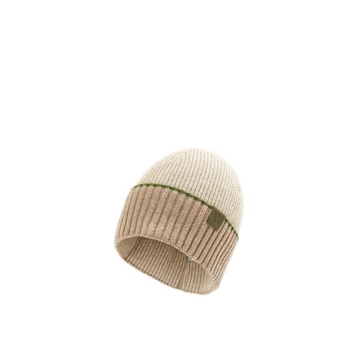  LOEWE羅意威 22年秋冬 男士 帽子 Beanie hat in wool F000487XC9-2148
