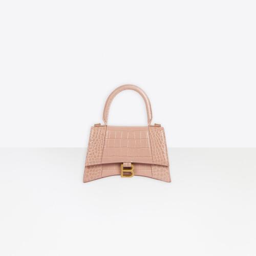  BALENCIAGA巴黎世家 22年秋冬 女士 手提包 Women's Hourglass Small Top Handle Bag in BEIGE 預定商品1-3周發貨