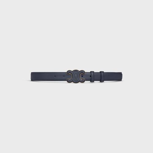  CELINE賽琳思琳 22年秋冬 女士 腰帶 CEINTURE CUIR TRIOMPHE， MOYEN MODELE VEAU LISSE 45BAA