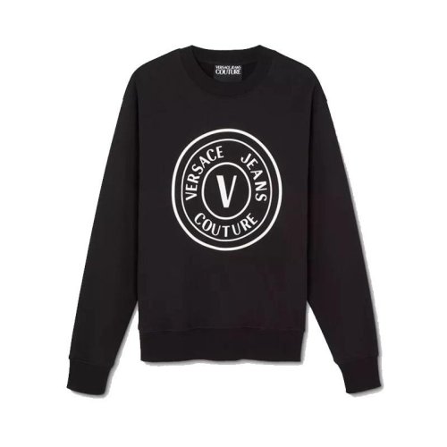  VERSACE JEANS/范思哲牛仔 男士黑色棉質衛衣 E73GAIT22-ECF00T-E899 PLFSX
