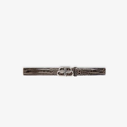  BALENCIAGA巴黎世家 22年春夏 男士 腰帶 BB LARGE BELT 5946101LR0B1309 預定商品1-3周發(fā)貨