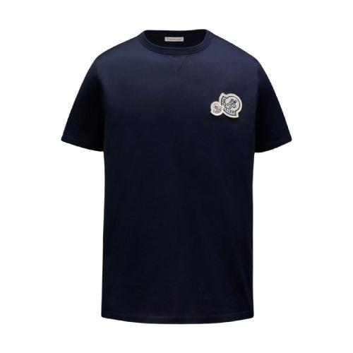  MONCLER蒙可蒙克萊 22年秋冬 男士 短袖T恤 T-shirt with logo on chest F20918C781008390Y773 預定商品1-3周發貨