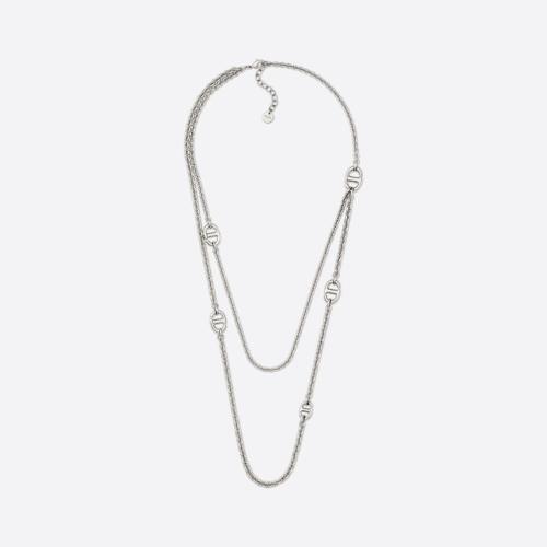  DIOR迪奧 22年秋冬 女士 項鏈 CD Navy 項鏈 N2015WOMMT_D000